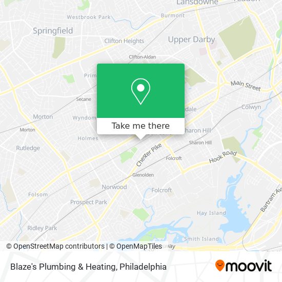 Blaze's Plumbing & Heating map