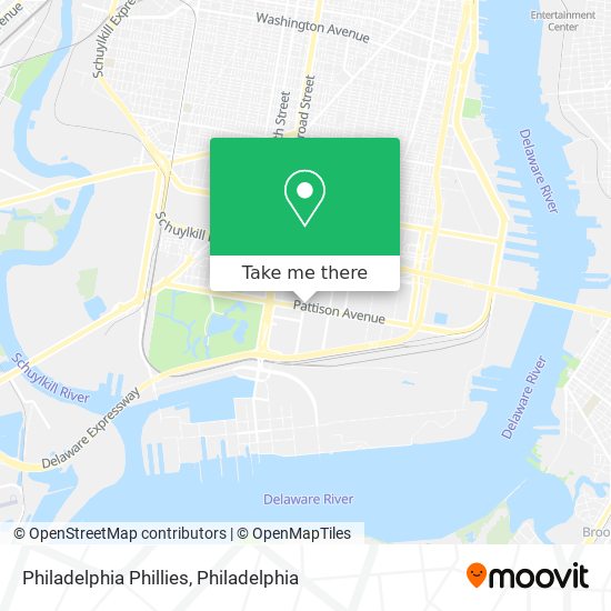 Philadelphia Phillies map