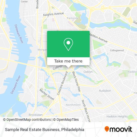 Sample Real Estate Business map