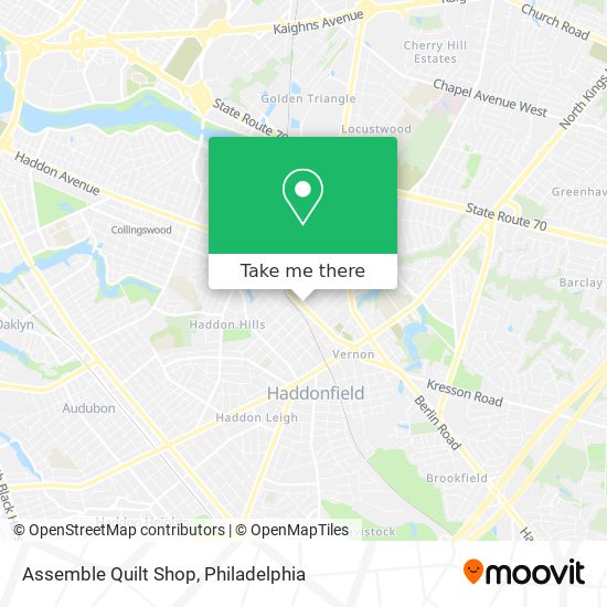 Mapa de Assemble Quilt Shop