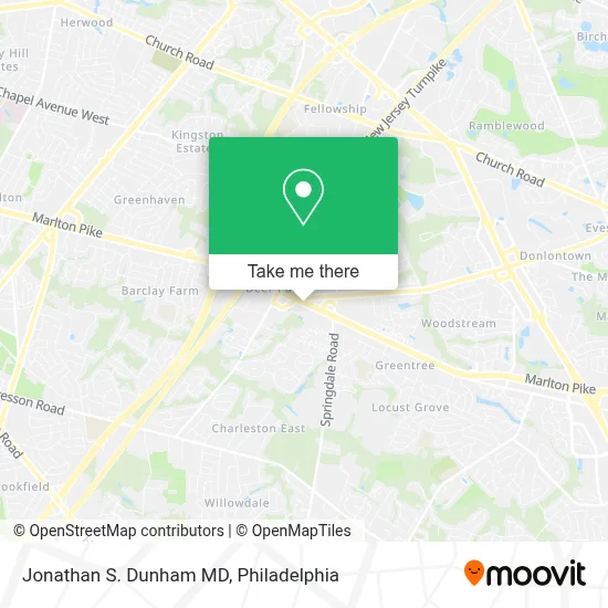 Jonathan S. Dunham MD map