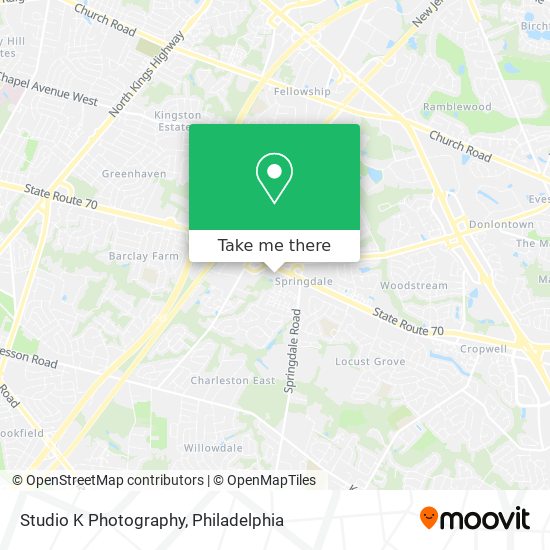 Studio K Photography map