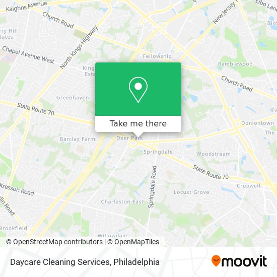 Daycare Cleaning Services map