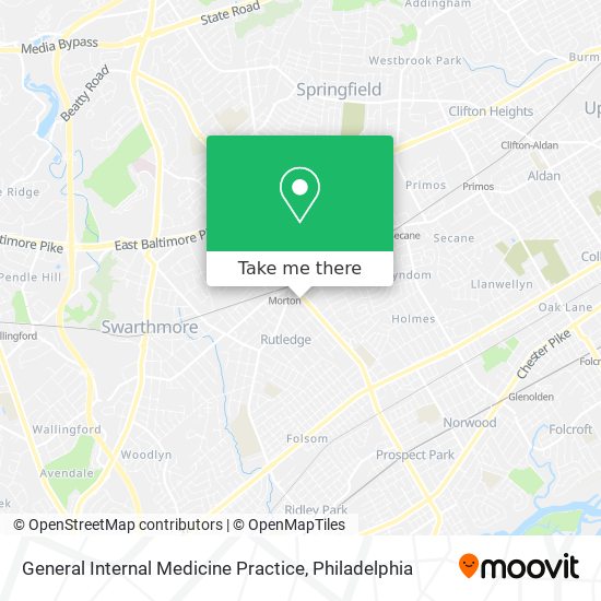 General Internal Medicine Practice map