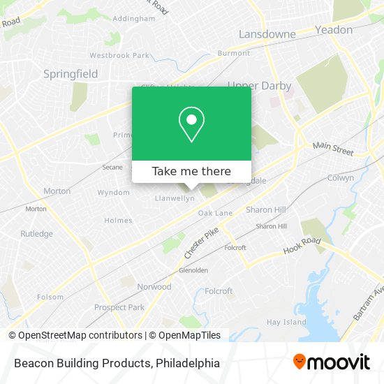 Beacon Building Products map