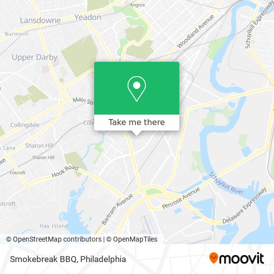 Smokebreak BBQ map