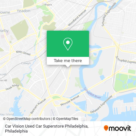 Mapa de Car Vision Used Car Superstore Philadelphia