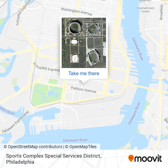 Sports Complex Special Services District map