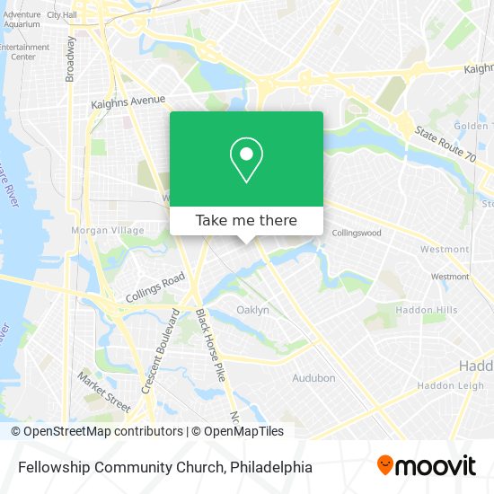 Mapa de Fellowship Community Church