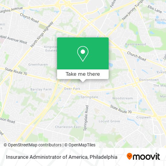 Insurance Administrator of America map