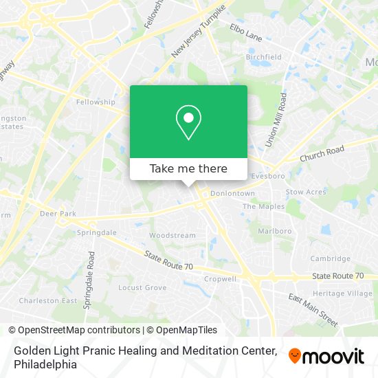 Golden Light Pranic Healing and Meditation Center map