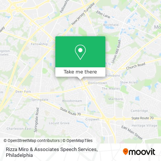 Rizza Miro & Associates Speech Services map