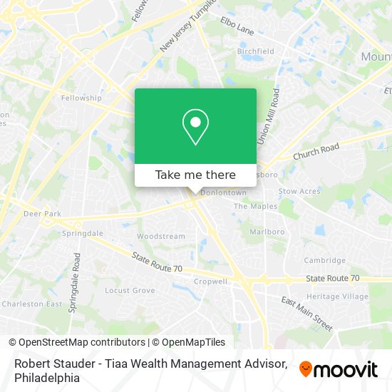 Robert Stauder - Tiaa Wealth Management Advisor map