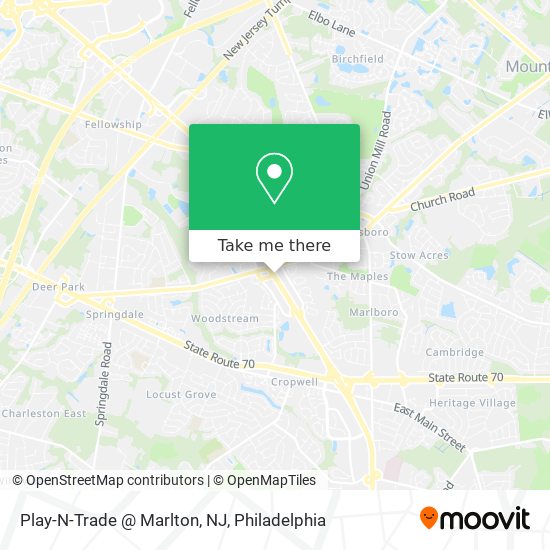 Mapa de Play-N-Trade @ Marlton, NJ