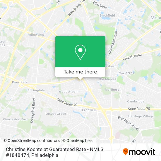 Christine Kochte at Guaranteed Rate - NMLS #1848474 map