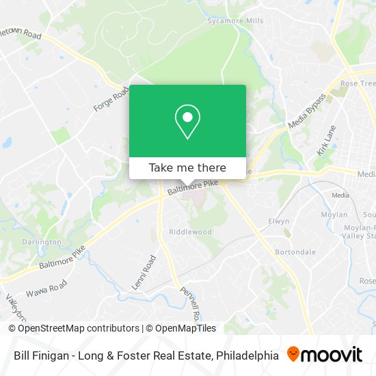 Bill Finigan - Long & Foster Real Estate map