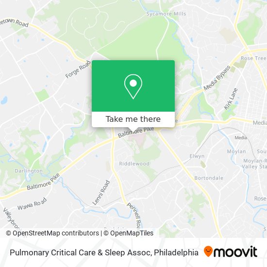 Pulmonary Critical Care & Sleep Assoc map