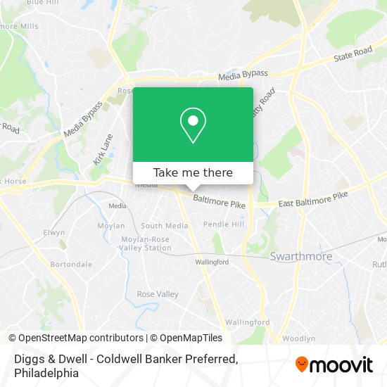 Mapa de Diggs & Dwell - Coldwell Banker Preferred