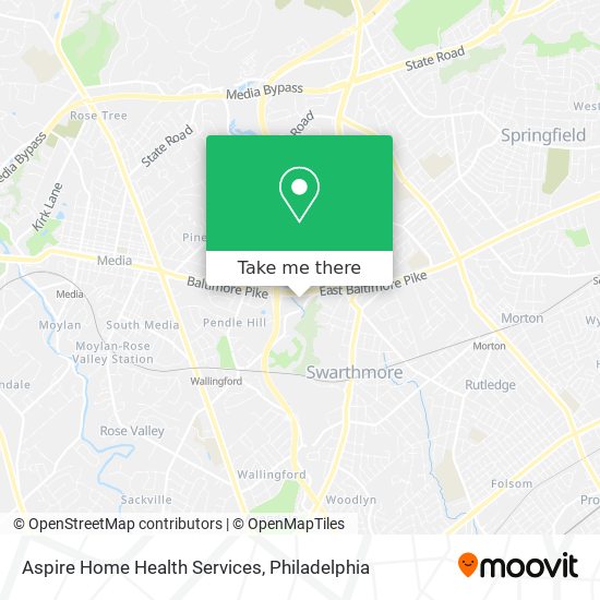 Mapa de Aspire Home Health Services