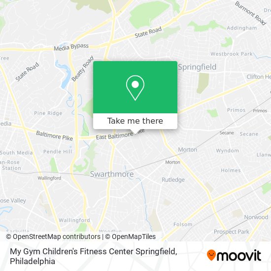 My Gym Children's Fitness Center Springfield map