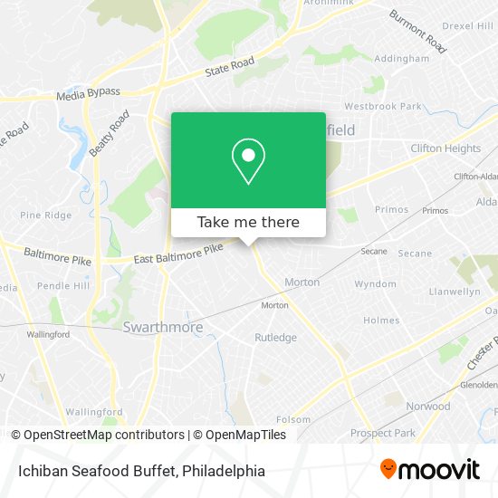 Ichiban Seafood Buffet map