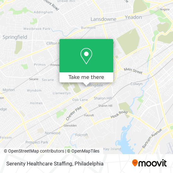 Mapa de Serenity Healthcare Staffing