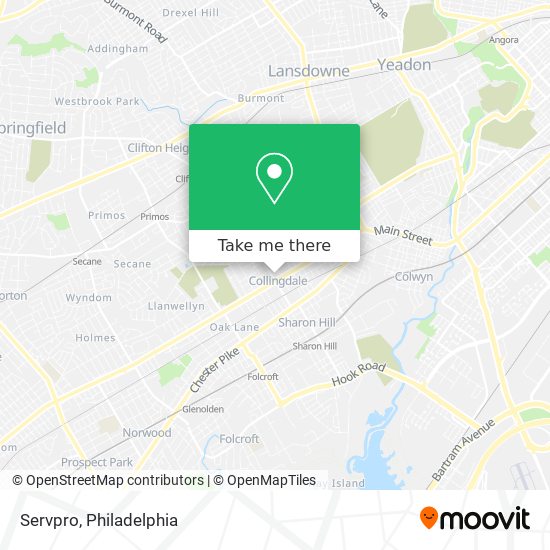 Servpro map