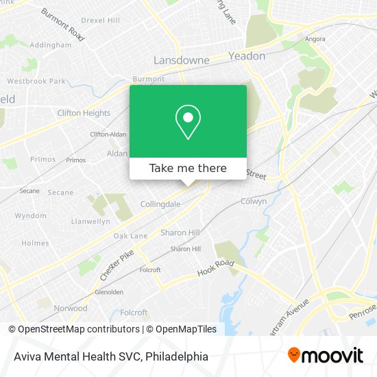 Aviva Mental Health SVC map