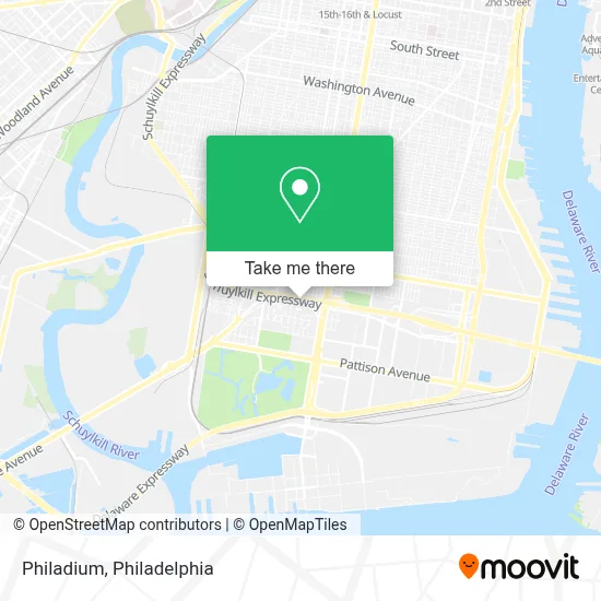 Philadium map