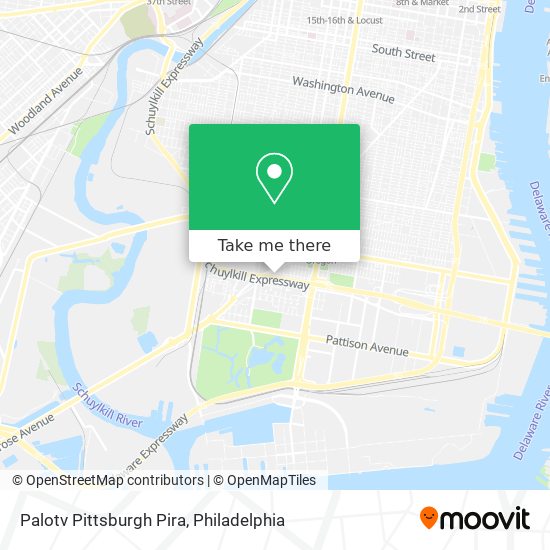 Mapa de Palotv Pittsburgh Pira