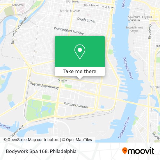 Bodywork Spa 168 map