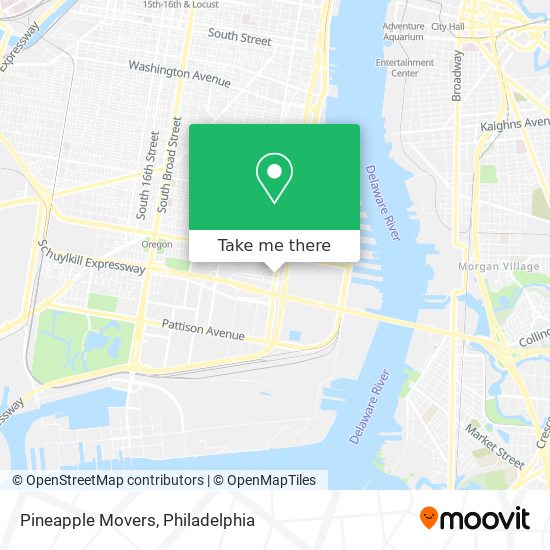 Mapa de Pineapple Movers