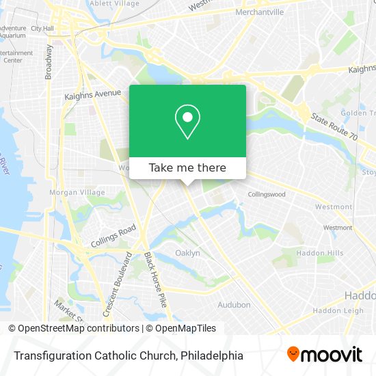 Mapa de Transfiguration Catholic Church