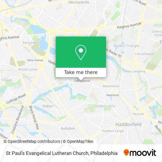 St Paul's Evangelical Lutheran Church map