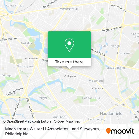 Mapa de MacNamara Walter H Associates Land Surveyors