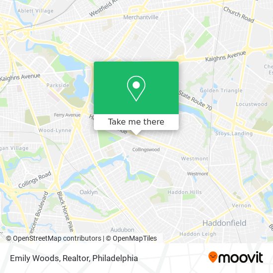 Emily Woods, Realtor map