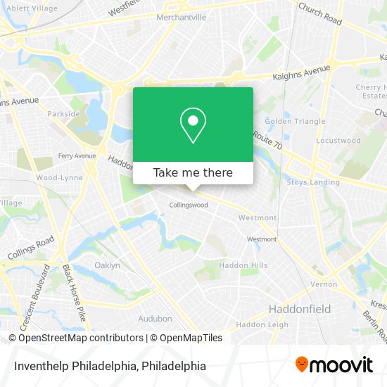 Inventhelp Philadelphia map