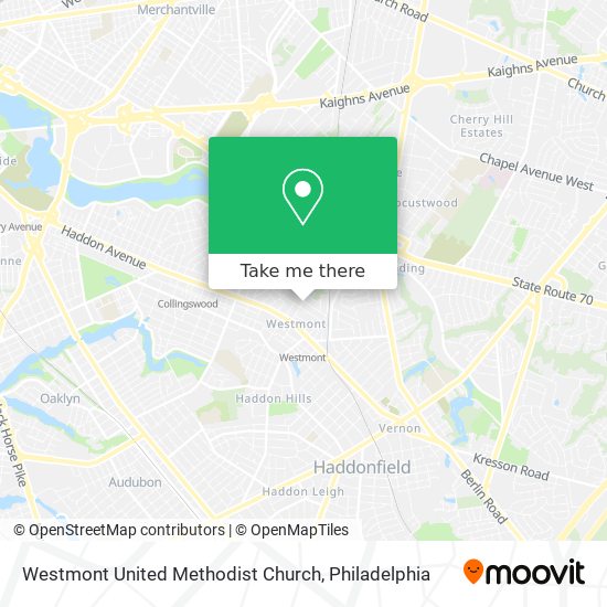 Mapa de Westmont United Methodist Church