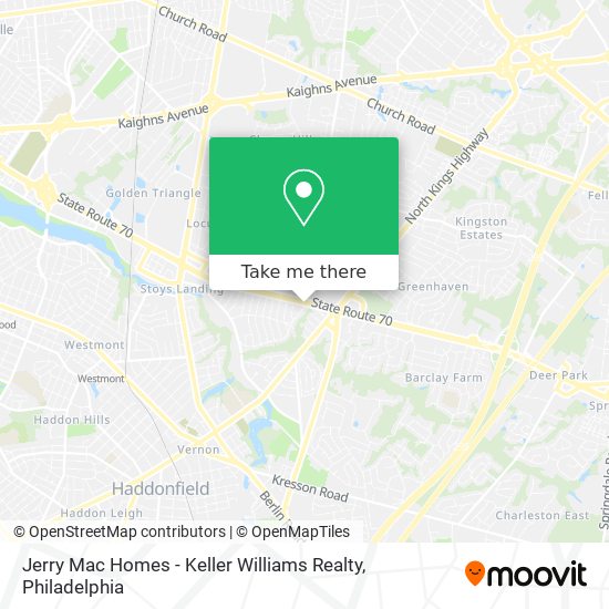 Jerry Mac Homes - Keller Williams Realty map