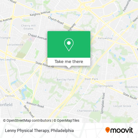 Mapa de Lenny Physical Therapy
