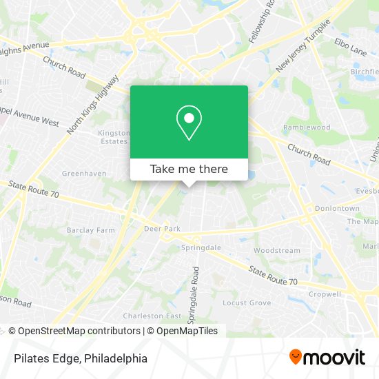 Pilates Edge map