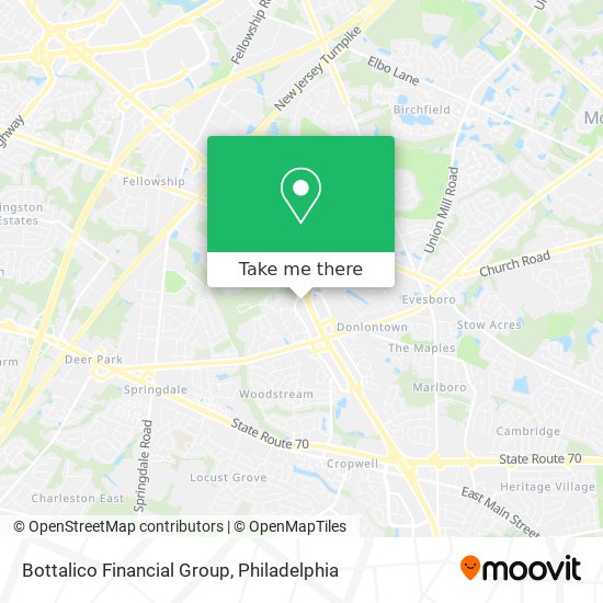 Bottalico Financial Group map