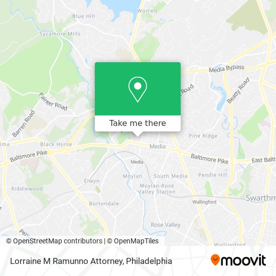 Lorraine M Ramunno Attorney map