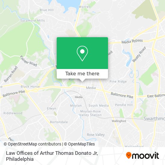 Law Offices of Arthur Thomas Donato Jr map