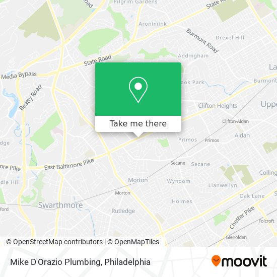 Mike D'Orazio Plumbing map