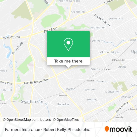 Mapa de Farmers Insurance - Robert Kelly