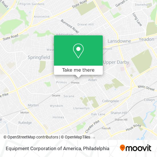 Equipment Corporation of America map