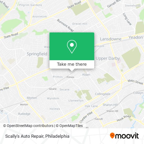 Scally's Auto Repair map