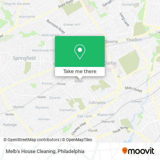 Mapa de Melb's House Cleaning