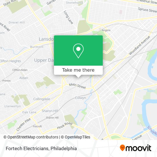 Fortech Electricians map